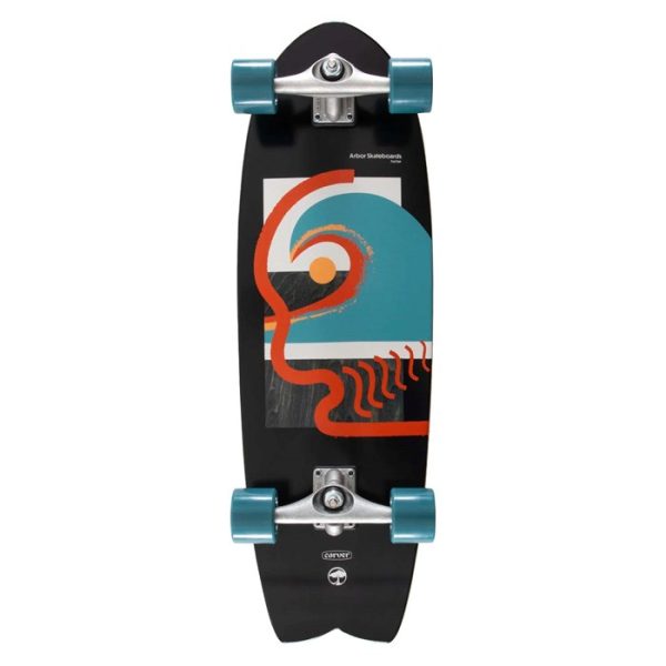 Arbor CX Surfskate Fat Fish Cruiser Complete