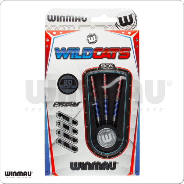 Winmau Wildcats DRTWWLD Soft Tip Dart Set - 18G