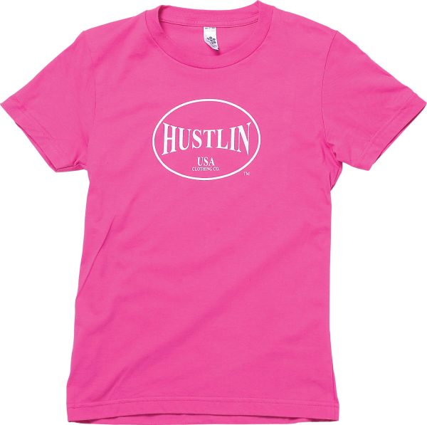 Hustlin USA Women's "Wanna play sum?" Baby Tee - HUSWANNA