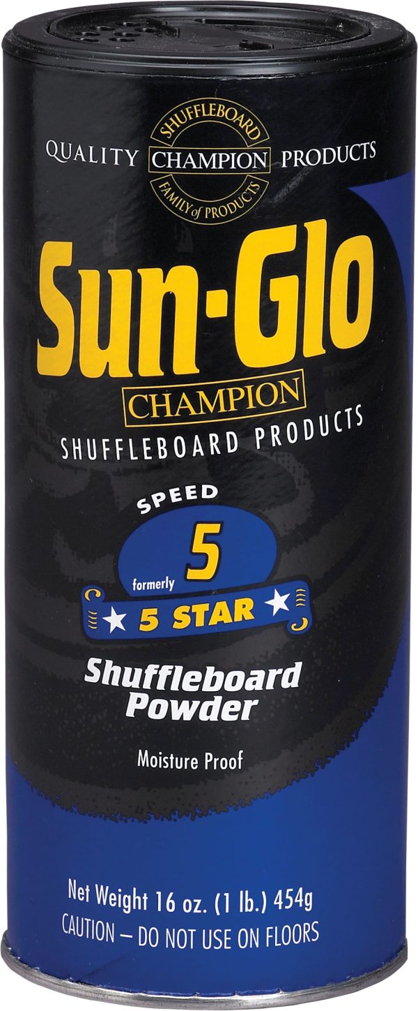 Sun-Glo Shuffleboard Powder - 16oz, Speed 5 - SHBHF5