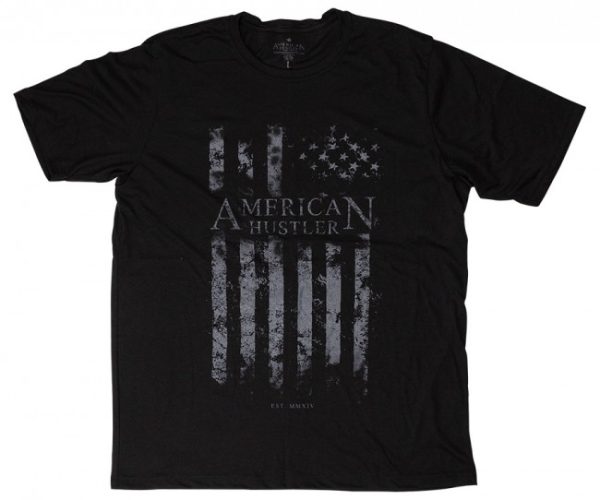 American Hustler Tattered Flag T-Shirt - AHS05