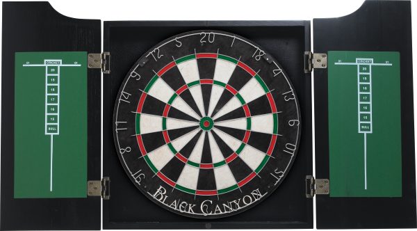 Dart Board Cabinet -Midnight Stain - 40-0800