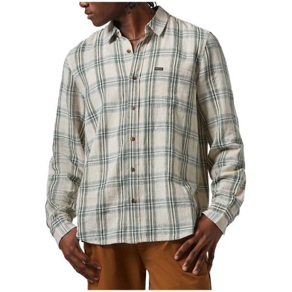 Brixton Charter Linen Blend Long-Sleeve Shirt - Men's