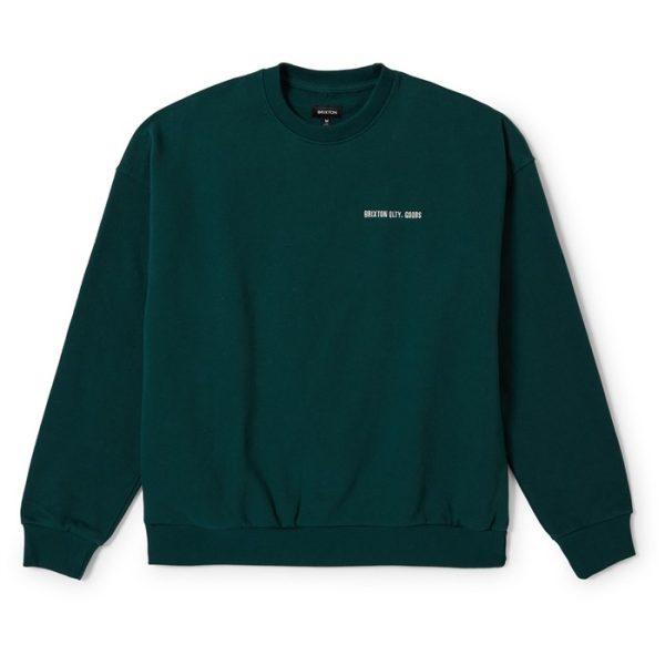 Brixton Embroi-red Heavy Weight Crew - Men's