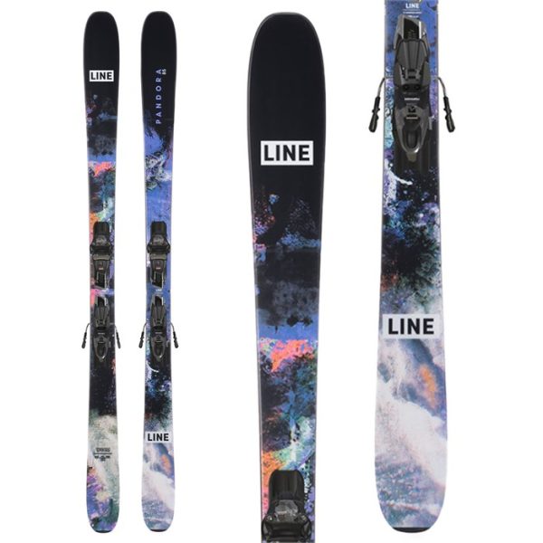 Line Skis Pandora 85 Skis + Squire 10 Ski Bindings 2025