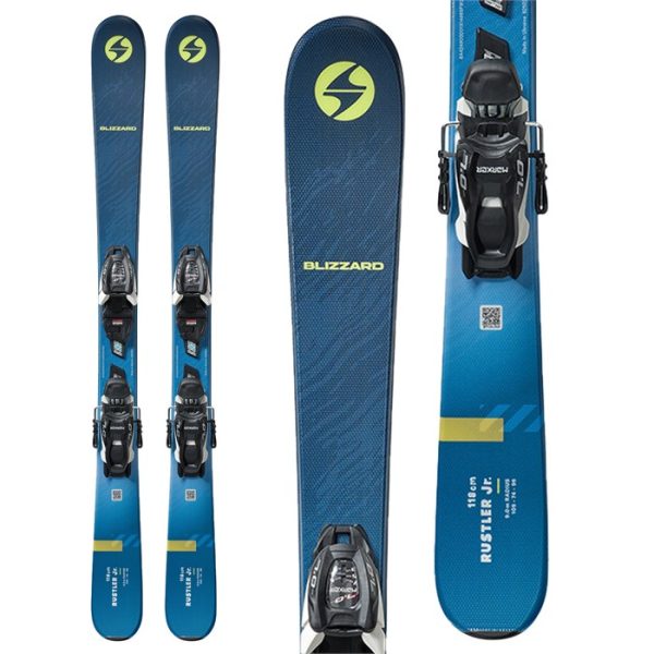 Blizzard Rustler Twin Jr Skis + 4.5 FDT WB Bindings - Kids' 2025
