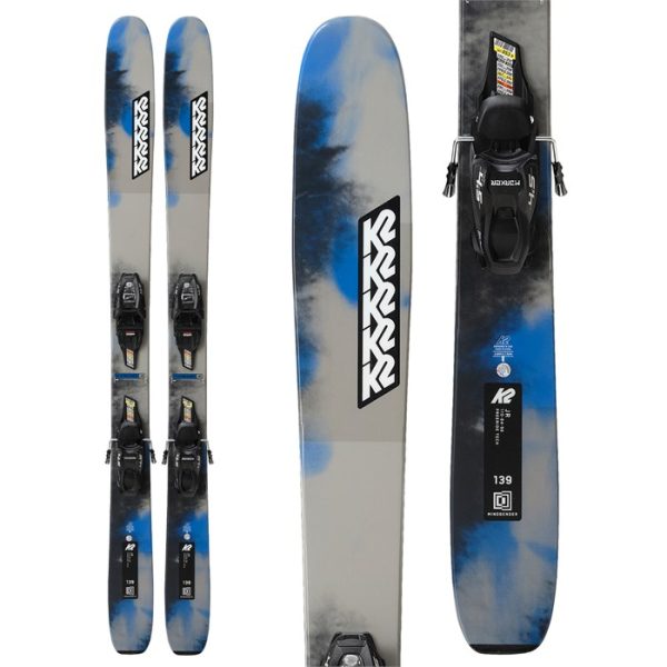 K2 Mindben-r Jr Skis + FDT 7.0 Bindings - Kids' 2025