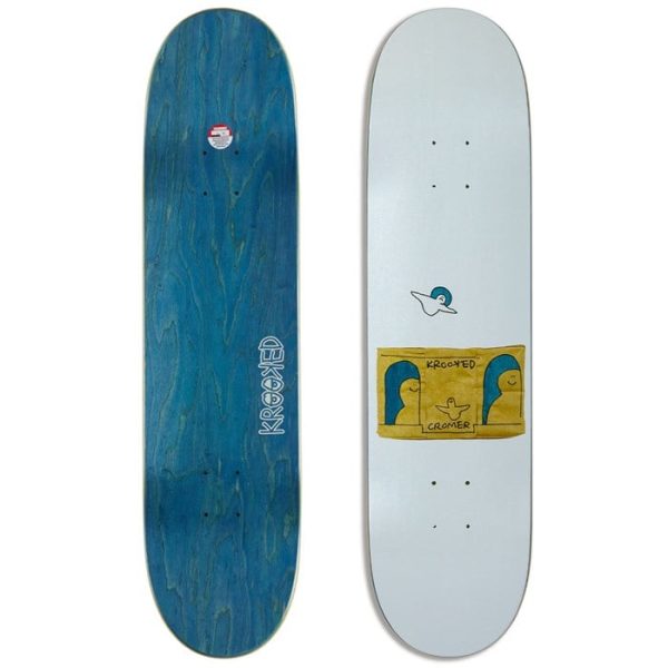 Krooked Cromer Grocery Smile 8.06 Skateboard Deck