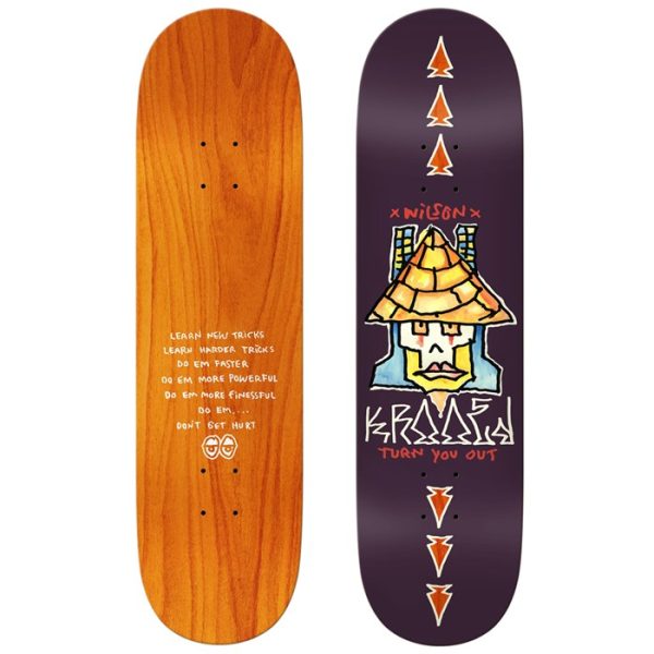 Krooked Wilson Turn Out 8.38 Skateboard Deck