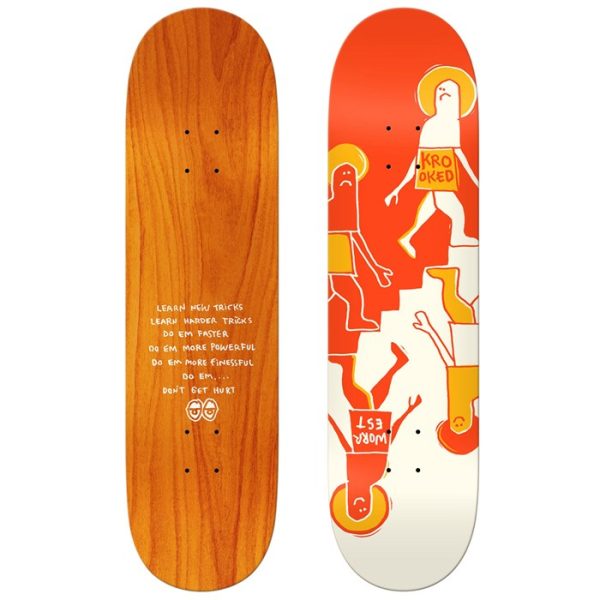 Krooked Worrest Up Down Twin Tail Slick 8.3 Skateboard Deck