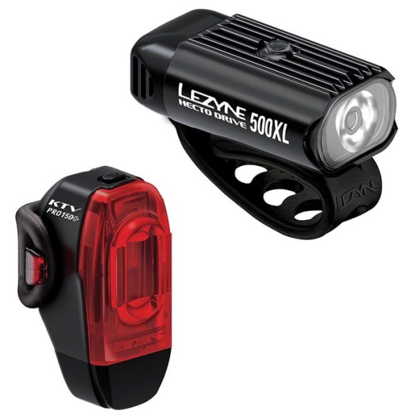 Lezyne Hecto Drive 500XL / KTV Drive Pro+ Bike Light Set