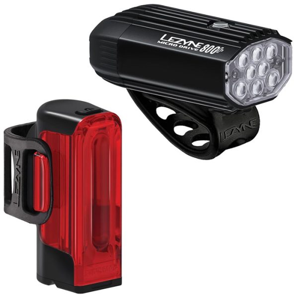 Lezyne Micro Drive 800+ / Strip Drive 300+ Bike Light Set