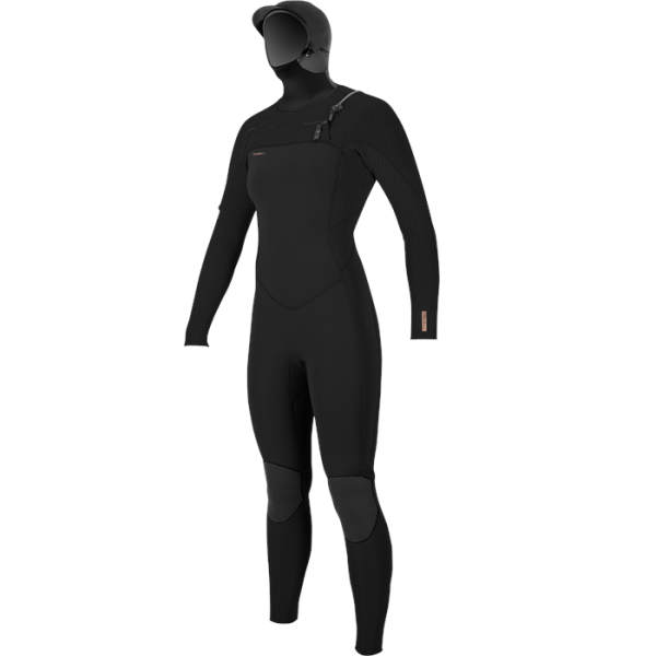 O'Neill 5/4 Hyperfreak Chest Zip Hoo-d Wetsuit - Women's
