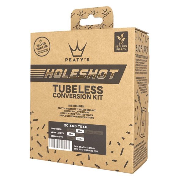 Peaty's Holeshot Tubeless Conversion Kit - 25mm (XC MTB)