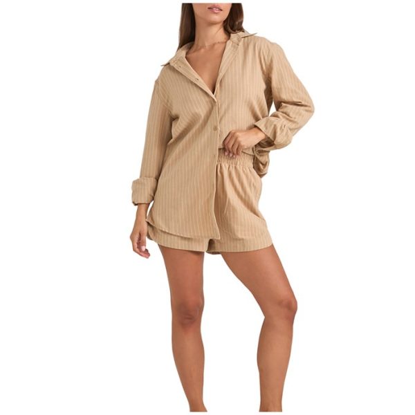 Rhythm Byron Striped Shorts - Women's