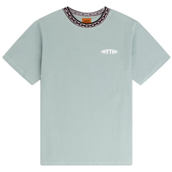 Rhythm Contrast Neckband Short-Sleeve T-Shirt - Men's