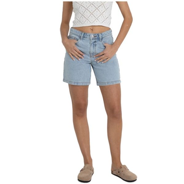 Rhythm Tour Denim Bermuda Shorts - Women's