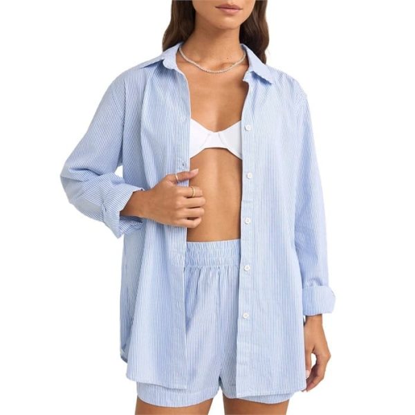 Rhythm Zephyr Stripe Shirt - Women's