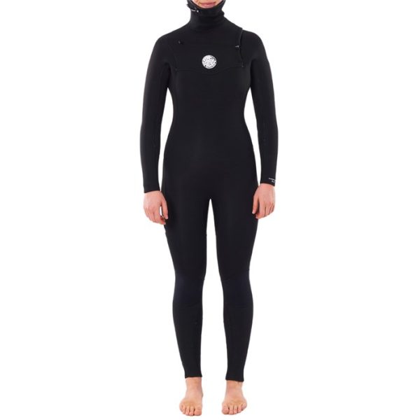 Rip Curl 5/4 Dawn Patrol Chest Zip Hoo-d Wetsuit - Women's