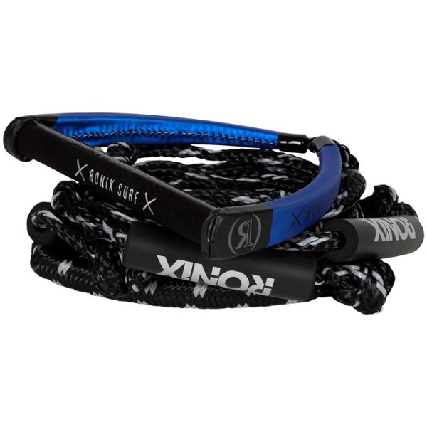 Ronix 11" Hi- Grip Handle + 25 ft 4-Section PU Syn. Bungee Surf Rope