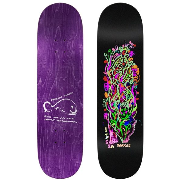There Skateboards Vanessa Torres Into The Wild Guest True Fit 8.25 Skateboard Deck